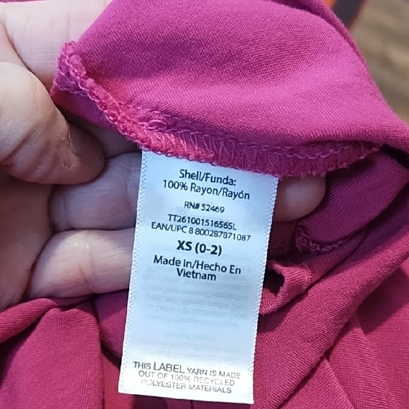 Time And Tru VGC Stylish Hot Pink Maxi Dress XS(0-2). - Picture 8 of 9